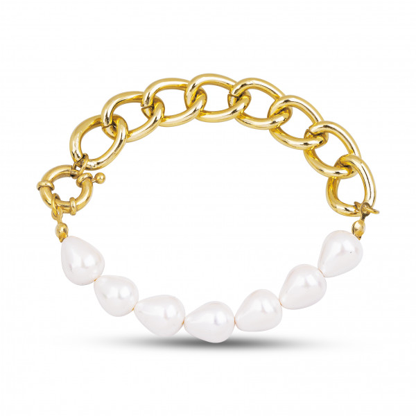 Gold Pearl Bracelet Gold Pearl Bracelet